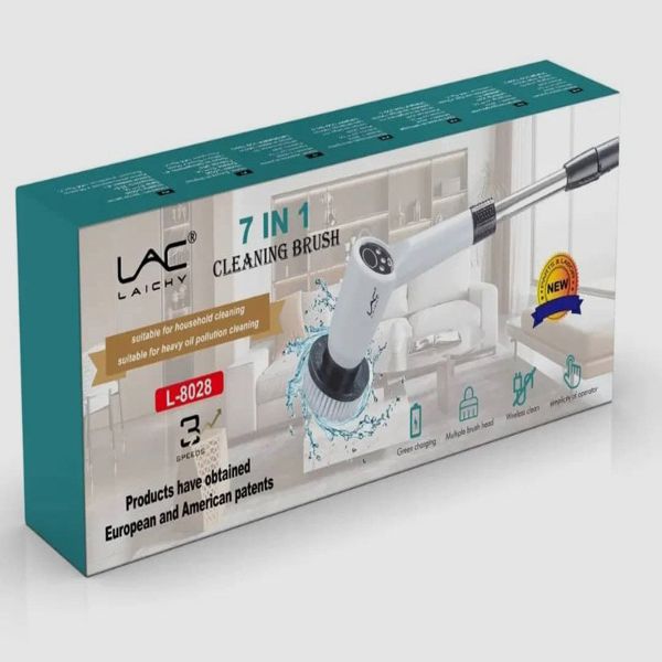 دستگاه نظافت برقی LAC (شارژی)7کاره LAC مدل l-8028